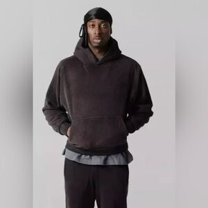 Yeezy Gap Polar Fleece Regular Fit Hoodie Unreleased Season Men's XL Black